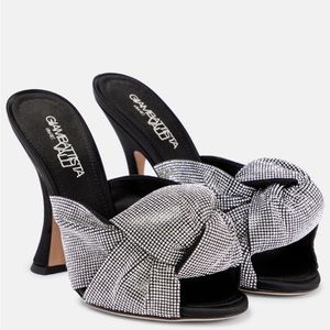 Giambattista Valli Paris Black and Silver Women's Shoes